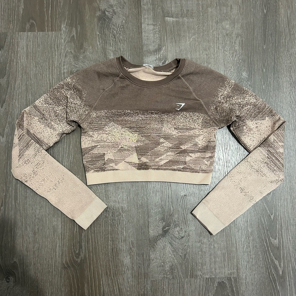 Gymshark long sleeve crop top